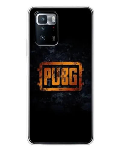 Чехол для Xiaomi POCO X3 GT с картинкой «PUBG — золотой логотип»