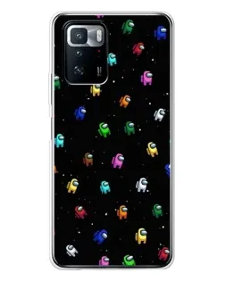 Чехол для Xiaomi POCO X3 GT с картинкой «Экипаж Among Us» Чехол для Xiaomi POCO X3 GT с картинкой «Экипаж Among Us»