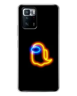 Чехол для Xiaomi POCO X3 GT с картинкой «Among Us неоновое сияние» Чехол для Xiaomi POCO X3 GT с картинкой «Among Us неоновое сияние»