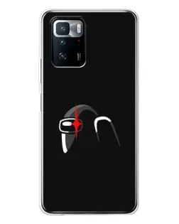Чехол для Xiaomi POCO X3 GT с картинкой «Among Us шлем» Чехол для Xiaomi POCO X3 GT с картинкой «Among Us шлем»
