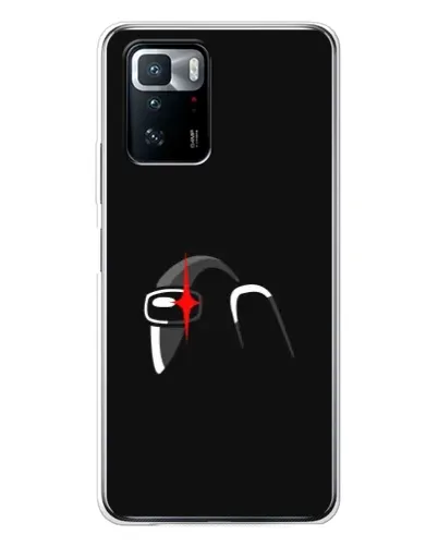 Чехол для Xiaomi POCO X3 GT с картинкой «Among Us шлем»