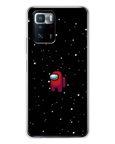 Чехол для Xiaomi POCO X3 GT с картинкой «Красный Among Us»