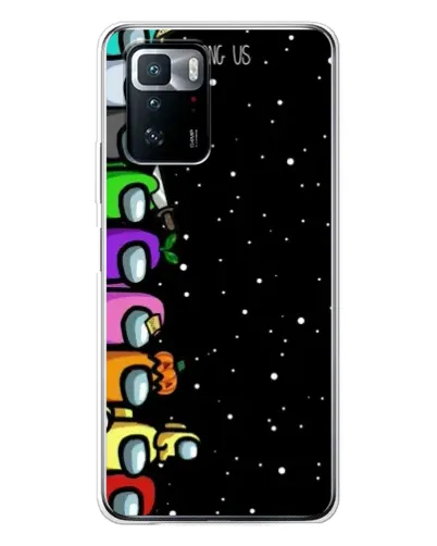 Чехол для Xiaomi POCO X3 GT с картинкой «Команда Among Us»