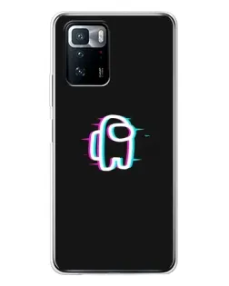 Чехол для Xiaomi POCO X3 GT с картинкой «Among Us неон» Чехол для Xiaomi POCO X3 GT с картинкой «Among Us неон»