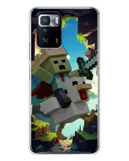 Чохол для Xiaomi POCO X3 GT з картинкою «Стів та гусь»