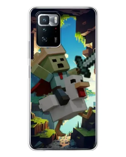 Чехол для Xiaomi POCO X3 GT с картинкой «Стив и гусь»