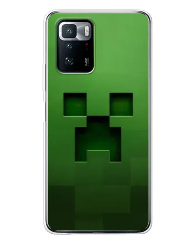 Чехол для Xiaomi POCO X3 GT с картинкой «Крипер микро-дизайн»