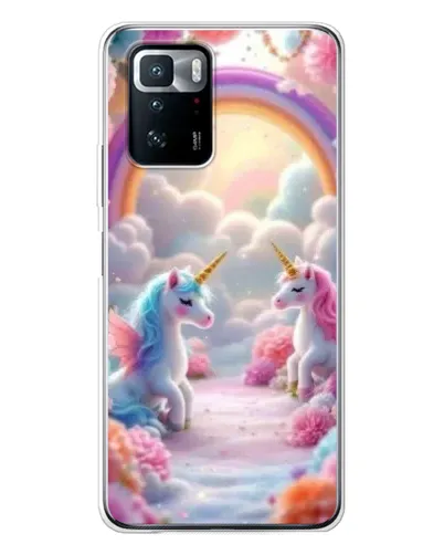 Чехол для Xiaomi POCO X3 GT с картинкой «Радуга и единороги» Чехол для Xiaomi POCO X3 GT с картинкой «Радуга и единороги»
