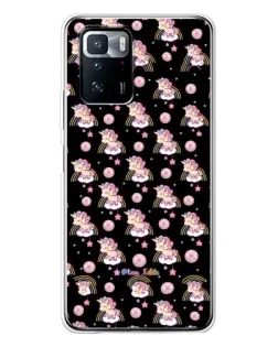 Чехол для Xiaomi POCO X3 GT с картинкой «Magic Unicorn паттерн»