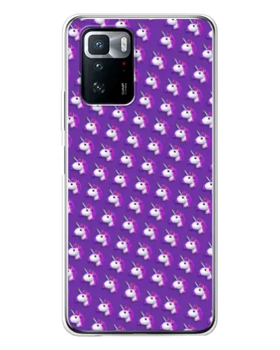Чехол для Xiaomi POCO X3 GT с картинкой «Единороги на фиолетовом» Чехол для Xiaomi POCO X3 GT с картинкой «Единороги на фиолетовом»