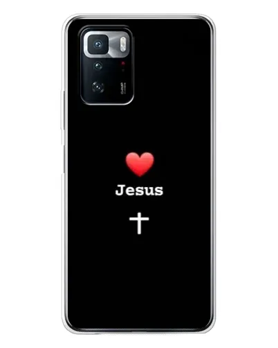 Чехол для Xiaomi POCO X3 GT с картинкой «Сердце - Jesus» Чехол для Xiaomi POCO X3 GT с картинкой «Сердце - Jesus»