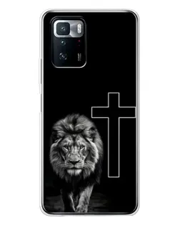 Чехол для Xiaomi POCO X3 GT с картинкой «Лев и Крест» Чехол для Xiaomi POCO X3 GT с картинкой «Лев и Крест»