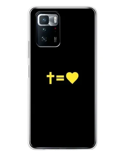 Чехол для Xiaomi POCO X3 GT с картинкой «Сердце и Крест» Чехол для Xiaomi POCO X3 GT с картинкой «Сердце и Крест»