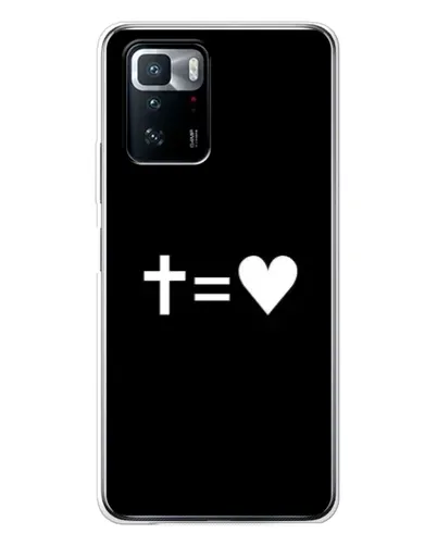 Чехол для Xiaomi POCO X3 GT с картинкой «Крест и Сердце» Чехол для Xiaomi POCO X3 GT с картинкой «Крест и Сердце»