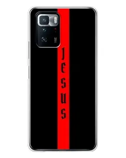 Чехол для Xiaomi POCO X3 GT с картинкой «Красная линия веры»