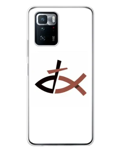 Чехол для Xiaomi POCO X3 GT с картинкой «Рыба и крест» Чехол для Xiaomi POCO X3 GT с картинкой «Рыба и крест»