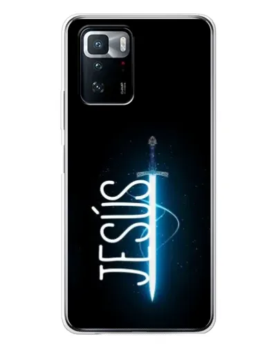Чехол для Xiaomi POCO X3 GT с картинкой «Меч Духа Jesus» Чехол для Xiaomi POCO X3 GT с картинкой «Меч Духа Jesus»