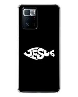 Чехол для Xiaomi POCO X3 GT с картинкой «Рыба Jesus»
