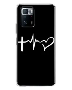 Чехол для Xiaomi POCO X3 GT с картинкой «Пульс веры»