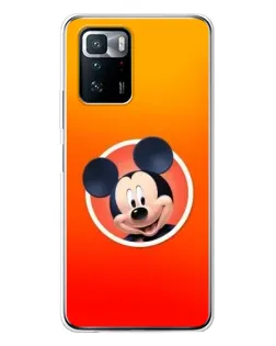 Чехол для Xiaomi POCO X3 GT с картинкой «Mickey в круге»