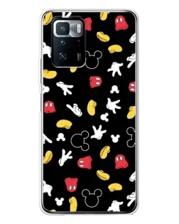 Чехол для Xiaomi POCO X3 GT с картинкой «Графический принт лапок»