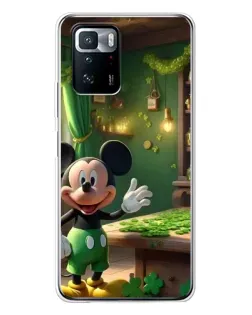 Чехол для Xiaomi POCO X3 GT с картинкой «Микки в мастерской»