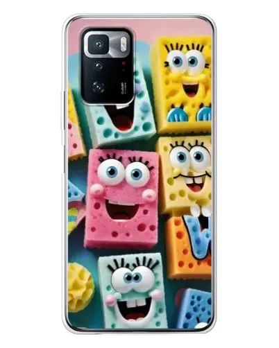 Чохол для Xiaomi POCO X3 GT з картинкою «Кольорові губки»