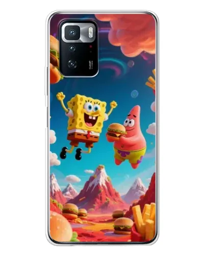 Чохол для Xiaomi POCO X3 GT з картинкою «Космічний фастфуд»