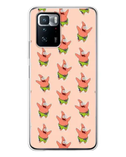 Чохол для Xiaomi POCO X3 GT з картинкою «Патрік Стар паттерн»