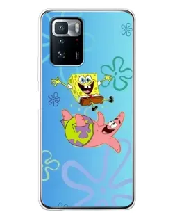 Чохол для Xiaomi POCO X3 GT з картинкою «Спанч Боб та Патрік»