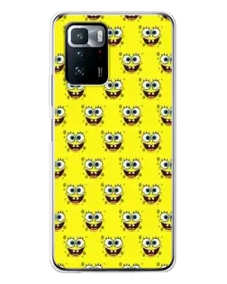 Чохол для Xiaomi POCO X3 GT з картинкою «Паттерн Губка Боб»
