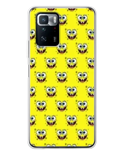 Чохол для Xiaomi POCO X3 GT з картинкою «Паттерн Губка Боб»