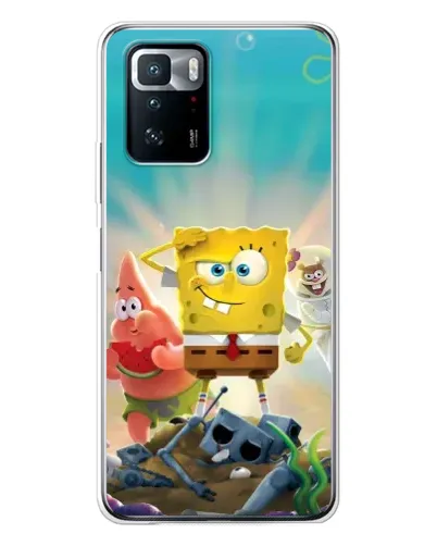 Чохол для Xiaomi POCO X3 GT з картинкою «Спанч Боб переможець»