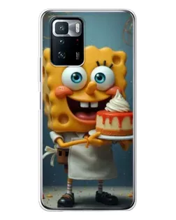 Чохол для Xiaomi POCO X3 GT з картинкою «Кухар Спанч Боб»