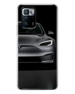 Чехол для Xiaomi POCO X3 GT с картинкой «Tesla Model S Look»