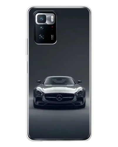 Чехол для Xiaomi POCO X3 GT с картинкой «Mercedes на черном» Чехол для Xiaomi POCO X3 GT с картинкой «Mercedes на черном»