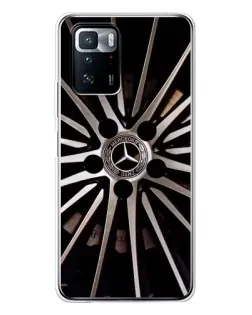 Чехол для Xiaomi POCO X3 GT с картинкой «Диск Mercedes»