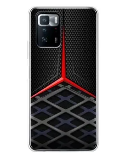 Чехол для Xiaomi POCO X3 GT с картинкой «Mercedes Carbon Grid»