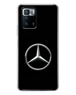 Чехол для Xiaomi POCO X3 GT с картинкой «Mercedes классический лого»