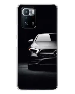 Чехол для Xiaomi POCO X3 GT с картинкой «Свет фар Mercedes»