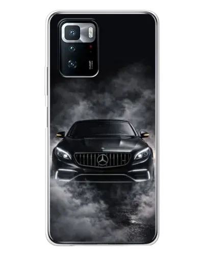 Чехол для Xiaomi POCO X3 GT с картинкой «Mercedes в дыму» Чехол для Xiaomi POCO X3 GT с картинкой «Mercedes в дыму»