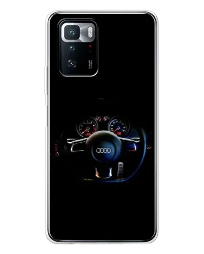 Чехол для Xiaomi POCO X3 GT с картинкой «Салон Audi — руль» Чехол для Xiaomi POCO X3 GT с картинкой «Салон Audi — руль»
