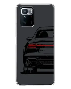 Чехол для Xiaomi POCO X3 GT с картинкой «Задняя часть Audi — арт»