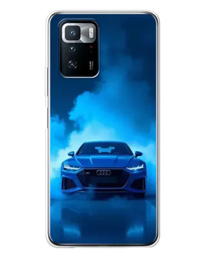 Чехол для Xiaomi POCO X3 GT с картинкой «Audi — голубая энергия» Чехол для Xiaomi POCO X3 GT с картинкой «Audi — голубая энергия»