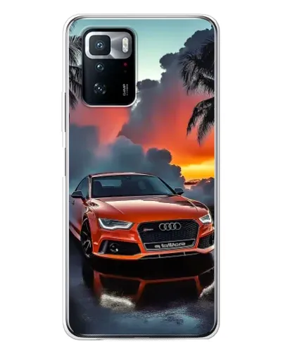Чехол для Xiaomi POCO X3 GT с картинкой «Audi — закат» Чехол для Xiaomi POCO X3 GT с картинкой «Audi — закат»