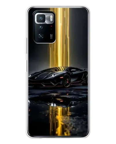 Чехол для Xiaomi POCO X3 GT с картинкой «Ночной Lamborghini драйв»