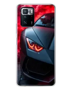 Чехол для Xiaomi POCO X3 GT с картинкой «Lamborghini красное сияние» Чехол для Xiaomi POCO X3 GT с картинкой «Lamborghini красное сияние»