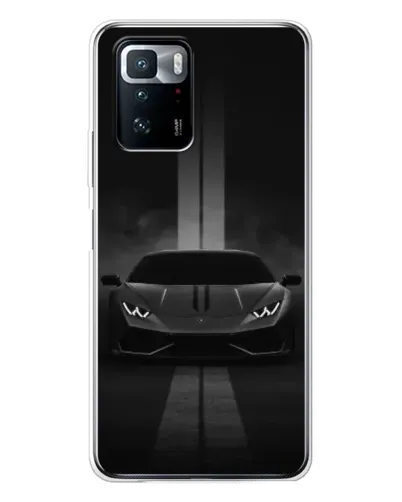 Чехол для Xiaomi POCO X3 GT с картинкой «Lamborghini симметрия дорог»