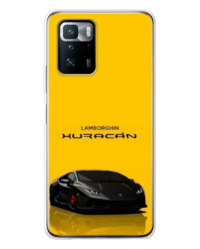 Чехол для Xiaomi POCO X3 GT с картинкой «Lamborghini Huracan черный»