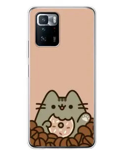 Чехол для Xiaomi POCO X3 GT с картинкой «Кофейный Пушин»